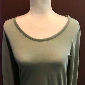 Theory lightweight, stretchy long tunic top